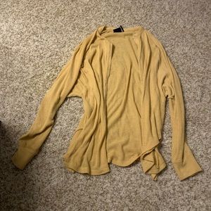 Out from under/ urban outfitters yellow cardigan